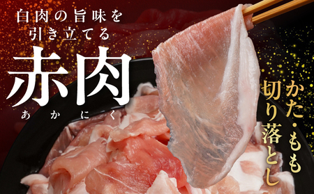 家計応援キャンペーン!霧島黒豚バラしゃぶ&切り落とし2.7kgセット+ハンバーグ≪みやこんじょ特急便≫_AC-2804-Q-CP_(都城市) 10日以内お届け 霧島黒豚 バラ しゃぶしゃぶ かた もも 切り落とし 小分け 煮込みハンバーグ デミグラスソース仕立て