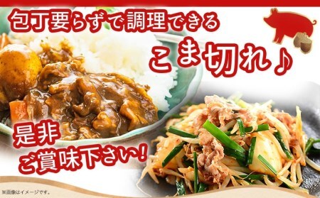 【2026年3月お届け】「どんぐりの恵み豚」こま切れ5.1kg_17-1103-2603