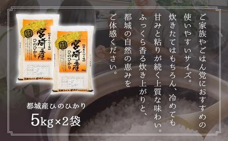 都城産ひのひかり10kg(5kg×2袋)_24-A701_ お米