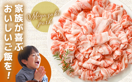 【2026年2月お届け】宮崎県産豚肉バラしゃぶしゃぶ用2.4kg_18-M603-2602