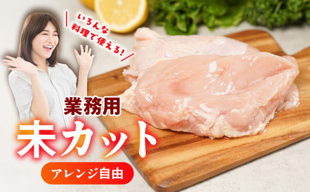 【業務用】国産若鶏むね肉4kg≪みやこんじょ特急便≫_AA-33-002-4kg-Q