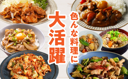 「前田さん家のスウィートポーク」切り落とし7kg_22-8901_(都城市) 銘柄豚肉 切り落とし 700グラム×10パック 計7キロ 豚切りおとし肉 国産 宮崎県産 都城産 グルメ