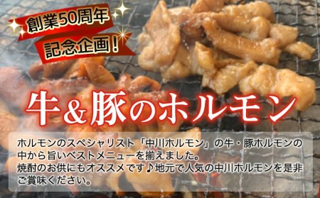 中川ホルモンの牛 豚ホルモン焼きセット Mj 1526 宮崎県都城市 ふるさと納税サイト ふるなび