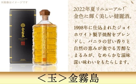 【霧島酒造】＜玉＞金霧島900ml×1本&特別蒸留きりしま≪白≫720ml×1本_AM-0101_(都城市) 健麗酒 スピリッツ 金霧島 30度 900ml 焼酎 特別蒸留きりしま 白 40度 720ml