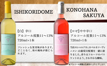 天孫降臨神話・友の神 ワイン5本セット ≪みやこんじょ特急便≫_31-2001_(都城市) 都城産ワイン ワイナリー 赤 白 ロゼ やや辛口 辛口 11度 12度 13度 14度 720ml KUMASOTAKERU ISHIKORIDOME KONOHANASAKUYA AMENOKOYANE