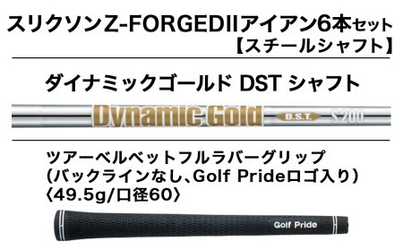 スリクソン Z-FORGEDII アイアン6本セット【ダイナミックゴールド DST シャフト】≪2023年モデル≫_ZE-C706-DG_(都城市) ゴルフクラブ アイアン スチールシャフト DUNLOP 2023年モデル 日本正規品