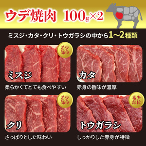 宮崎牛焼肉食べ比べ4種～8種盛り 合計800g　N0140-YC523