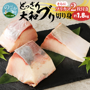 どっさり大和ブリ切り身 N072-YC118 9,000円