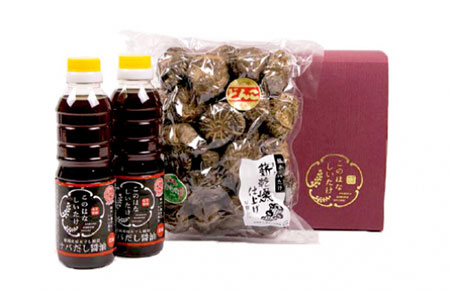 A335 このはなシイタケ&ナバだし醤油セット