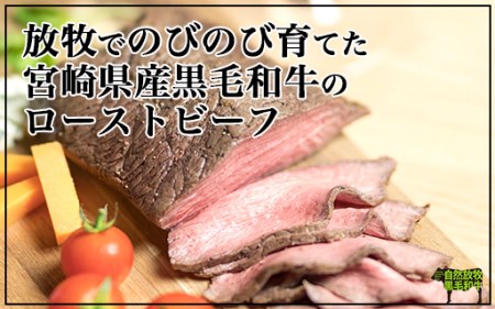 A417 自然放牧黒毛和牛のローストビーフ約260g