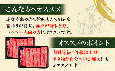 【令和6年12月配送】数量限定 宮崎牛 モモスライス 計550g 牛肉 赤身 国産 すき焼き しゃぶしゃぶ 牛丼 焼肉 BBQ バーベキュー 鉄板焼き 人気 おすすめ 高級 ギフト プレゼント 贈り物 贈答 お祝い 配送月が選べる 宮崎県 日南市 送料無料_BC107-24-ZO-12