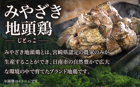 みやざき地頭鶏 炭火焼き 計800g 鶏肉 本格地鶏 チキン 国産 加工品 惣菜 食品 ブランド 小分け 個包装 お取り寄せ 焼き肉 バーベキュー キャンプ アウトドア グランピング おすそ分け おかず ギフト 贈り物 お取り寄せ グルメ 冷凍 宮崎県 日南市 送料無料_CC48-24