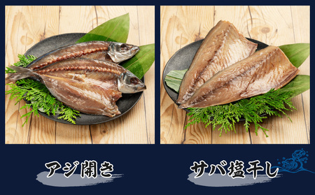 数量限定 山野水産 干物 セット 合計10枚 詰め合わせ 簡単調理 魚 魚介 加工品 食品 惣菜 おかず おつまみ 塩干し みりん干し アジ開き サバ トビウオ ひもの おすすめ 海産物 海鮮 水産加工品 ギフト 国産 宮崎県 日南市 送料無料_B232-24
