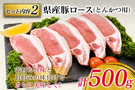 豚肉 3種 バラエティ セット 合計2kg 肉 豚 国産 宮崎県産 おかず 食品 しゃぶしゃぶ 焼肉 送料無料_BB120-23