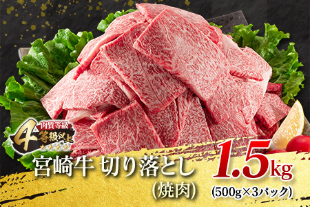 宮崎牛 切り落とし 焼肉 粗挽きウインナー 豚ハンバーグ セット 合計2kg以上 肉 牛 牛肉 国産 おかず 食品 お肉 送料無料_FB8-23