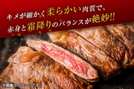 ≪数量限定≫4等級以上!!黒毛和牛ロースステーキ(計400g)　肉　牛　牛肉 BC42-22