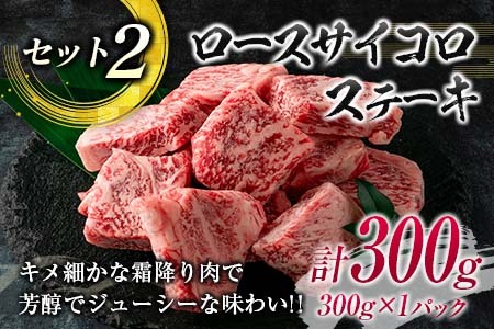 数量限定 宮崎牛 ステーキ 食べ比べ セット 合計500g 牛肉 ビーフ 黒毛和牛 ミヤチク 国産 ブランド牛 ヒレ ロース サイコロステーキ 希少 おかず おつまみ 食品 鉄板焼き 贅沢 ご褒美 お祝い 記念日 詰め合わせ お取り寄せ グルメ 宮崎県 日南市 送料無料_EA13-23