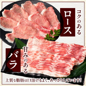 【料理王国100選に選出!!】ひなたの黒豚しゃぶしゃぶセット 600g（豚肉 黒豚 豚 バラ 豚バラ ロース しゃぶしゃぶ用 鍋 小分け）