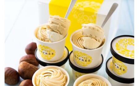 須木栗ジェラート（100cc×6個） 栗スイーツ 栗アイス 栗ジェラート ジェラート シャーべット アイス デザート スイーツ パティシエ 人気スイーツ 大人気スイーツ