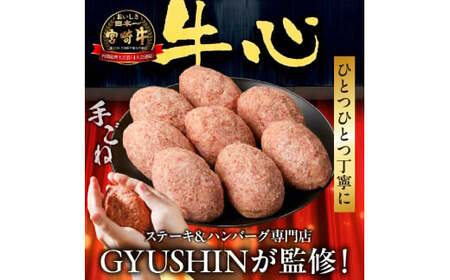 【特製】和牛レストランの宮崎牛 手ごねハンバーグ 2キロ以上 (ハンバーグ 和牛ハンバーグ 小分けハンバーグ 牛肉 宮崎牛 国産 冷凍 調理済 宮崎 惣菜 手こね てこね 小林市)