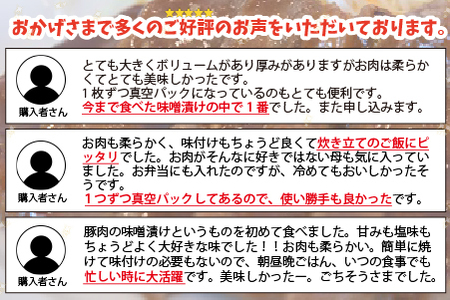 【旨味凝縮！】お肉屋さんの宮崎ポーク熟成味噌漬け　1.8㎏（国産 肉 豚肉 国産豚 ポーク 味噌漬け 小分け ステーキ 冷凍 惣菜 宮崎 小林市）