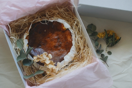 【グルテンフリー】ブルーチーズの熟成バスクチーズケーキ