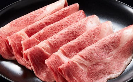 【A４等級以上】宮崎県産黒毛和牛 赤身＆霜降りスライス食べ比べセット