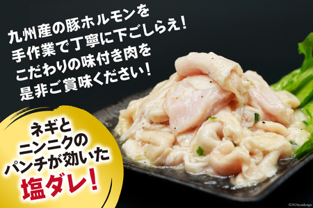 ホルモン 九州産 ねぎ塩 ホルモン 200g 8袋 計 1.6kg [甲斐精肉店 宮崎県 日向市 452060692]