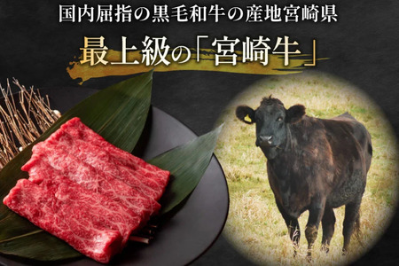 【畜産農家応援】 牛肉 宮崎牛 モモスライス 600g 2p 計1.2kg [ミヤチク 宮崎県 日向市 452061595]