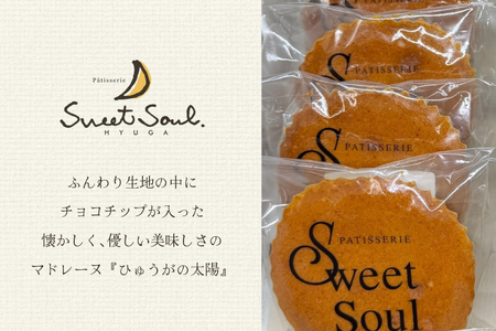 マドレーヌ 個包装 ひゅうがの太陽 5個入り [三日月堂 宮崎県 日向市 452061138]