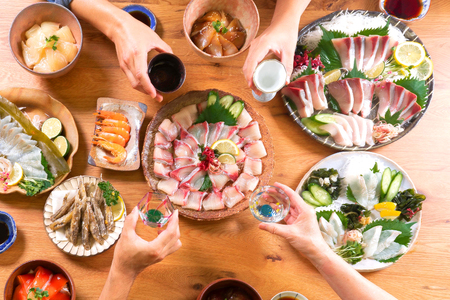 刺身 柵 カンパチ 真鯛 少量贅沢 食べ比べ セット [請関水産 宮崎県 日向市 452061438]