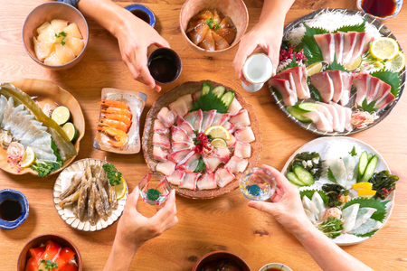 刺身 柵 旬のお刺身 3ケ月 定期便 2魚種 食べ比べ [請関水産 宮崎県 日向市 452061456]