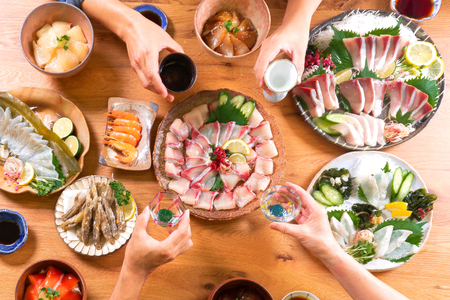 刺身 柵 旬のお刺身 12ケ月 定期便 [請関水産 宮崎県 日向市 452061454]