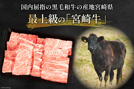 宮崎牛肩ロース・ウデ焼肉と宮崎県産黒毛和牛小間切れセット(合計900g