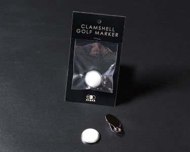 日向特製 はまぐり碁石 ゴルフマーカー [ミツイシ(黒木碁石店) 宮崎県 日向市 452060831]