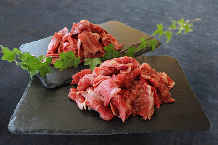 KU032 ＜宮崎牛＞こま肉300g×2袋（計600g)美味しい牛肉をご家庭で【KU032】