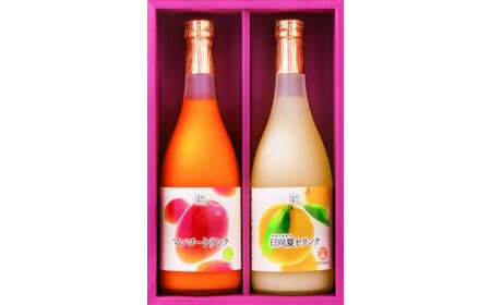 KU123【定期便・全3回】あふれる果実感！マンゴー・日向夏ドリンク２本セット(各720ml)×3回【宮崎果汁】