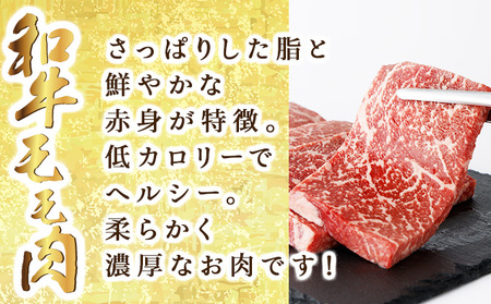 KU421 宮崎牛 モモステーキ 計500g（100g×5）