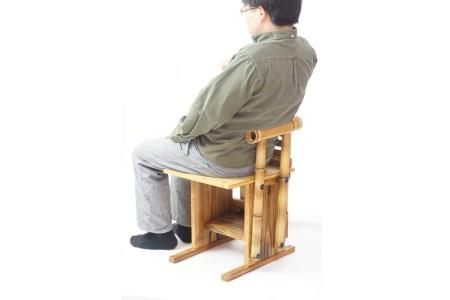 竹家具専門店【梅里竹芸】背伸ばし椅子【緊急支援品】＜12-6＞ | 宮崎 