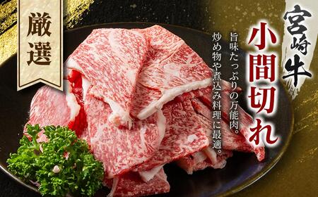 宮崎牛こま切れ1kg 小分け 200g×5パック A4等級以上 牛肉 ブランド牛 内閣総理大臣賞4連覇 ＜2.3-3＞炒め物 カレー 肉じゃが等