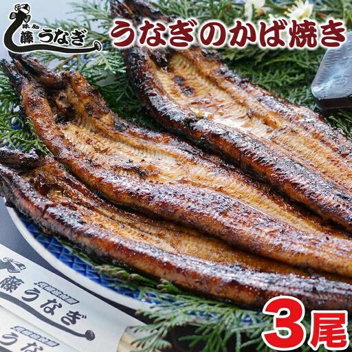 藤うなぎ かば焼き 3尾 ＜2.5-6＞  宮崎県西都市  ふるさと納税 