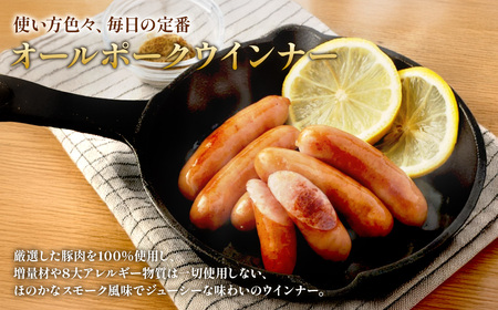 えびの高原 オールポークウインナー155g×6パック 合計 930g 豚肉 牛肉 人気 おかず お弁当 おつまみ 総菜 冷蔵 加工品 焼肉 ギフト 九州 宮崎県 えびの市 送料無料