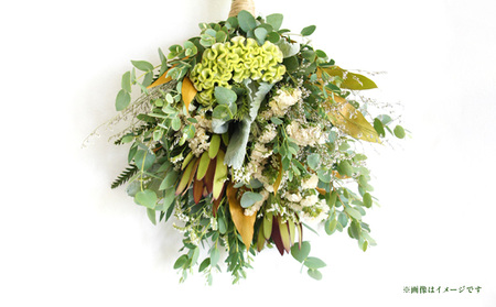 おまかせ 季節の ナチュラル スワッグ M 1点 長さ40cm～50cm程度 お花 フラワー インテリア 飾り 装飾 花 華 ドライフラワー 国産 宮崎県 九州 送料無料 常温
