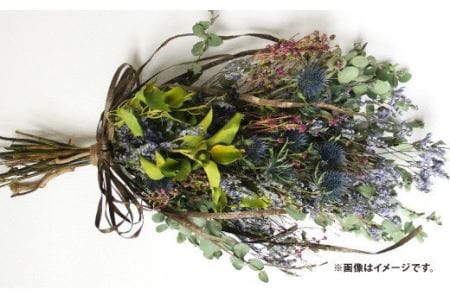 おまかせ 季節のナチュラルスワッグ Lサイズ 生花 ドライフラワー 宮崎県えびの市 ふるさと納税サイト ふるなび