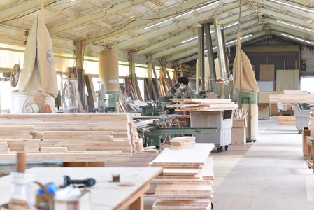 コミセンミラー 全身鏡  オイル仕上げ　ナラ無垢材使用！鏡 おしゃれ 家具 インテリア ファッション