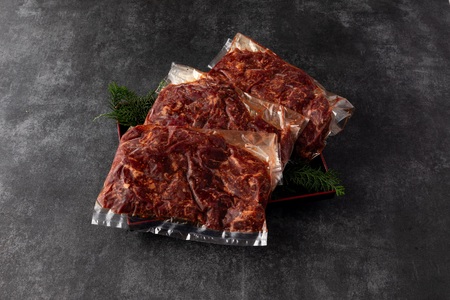 お徳用カルビ焼肉(外国産牛肉 特製タレ漬け)1.5kg 500g×3P真空パック