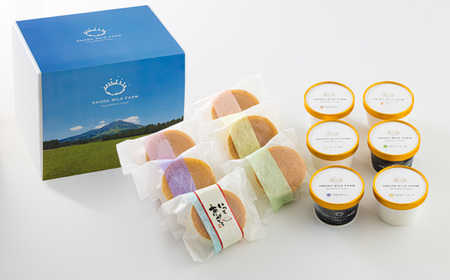 アイスクリームお楽しみBセット カップアイスとアイスサンド2種12個 　TF0725-P00023