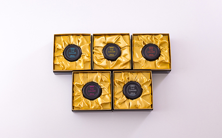 《THE・CAVIAR》ザ・キャビア5種食べ比べセット各20g(計100g) バエリ・オシェトラ・スターレット・ホワイトスタージョン・ベステル詰め合わせ TF0663-P00066