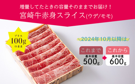 《訳あり品 受付中！》日本一美味しい黒毛和牛の「宮崎牛スライス」(600g) TF0557-P00020