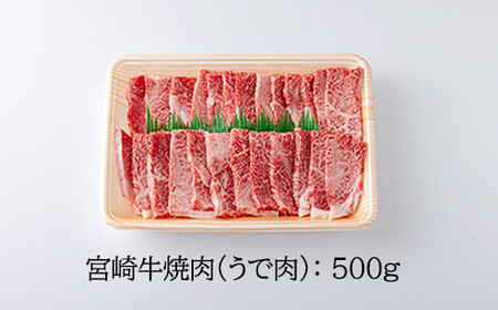 宮崎牛焼肉（うで肉）約500g　特番568